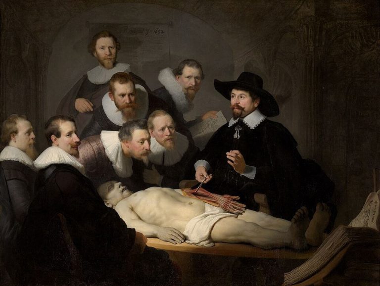 La lección de anatomía del Dr. Nicolaes Tulp
